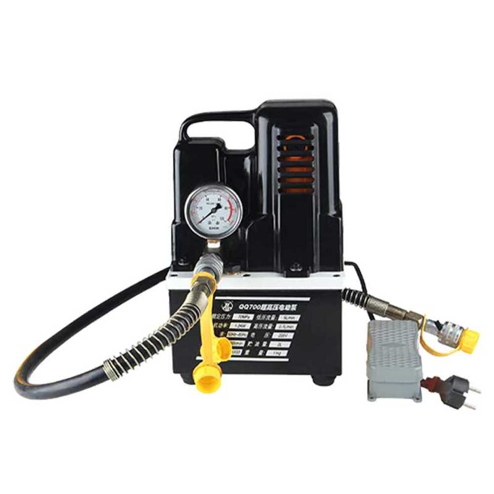 펌프 전기 유압 솔레노이드 피스톤 전원 상품 장치 양방향 QQ-700 2L 1.2KW 수동 스위치 - 상품 이미지