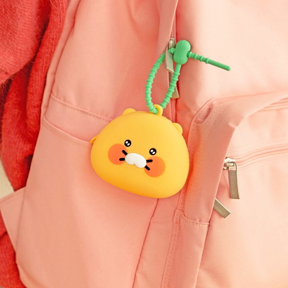 춘식이 미니파우치 실리콘 수납 스트랩 귀여운 카카오 굿즈 선물 이미지 7