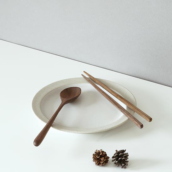 에라토 월넛 우드 나무 숟가락 스푼