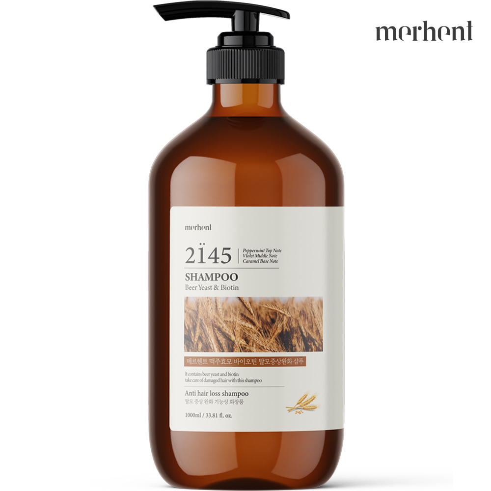메르헨트 맥주효모 바이오틴 탈모 샴푸 1000ml 비오틴 두피 탈모증상완화 약산성