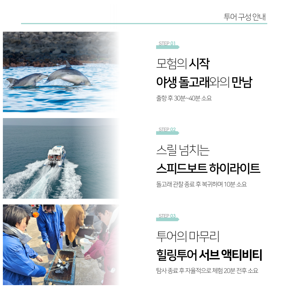 제주도 돌고래 보트 투어 요트 이색 체험 제주 액티비티 레저 놀거리 상품 이미지