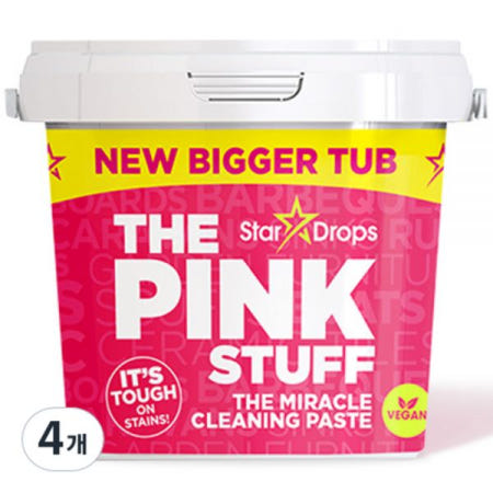 핑크스터프 만능클리너 페이스트클리너 850g 4개
