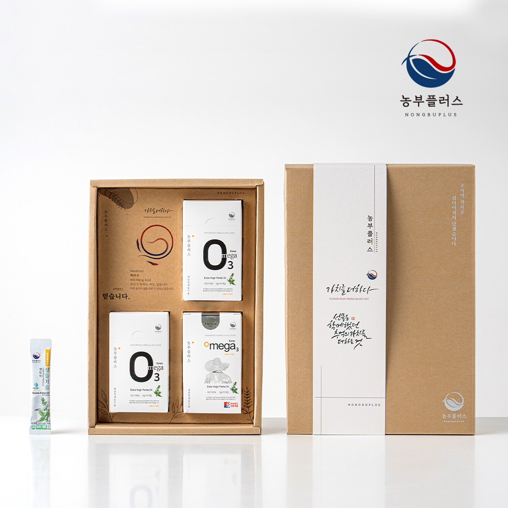 농부플러스 국산 냉압착 생들기름 스틱 선물세트 ( 5g x 30개입 ) - 상세 이미지 3