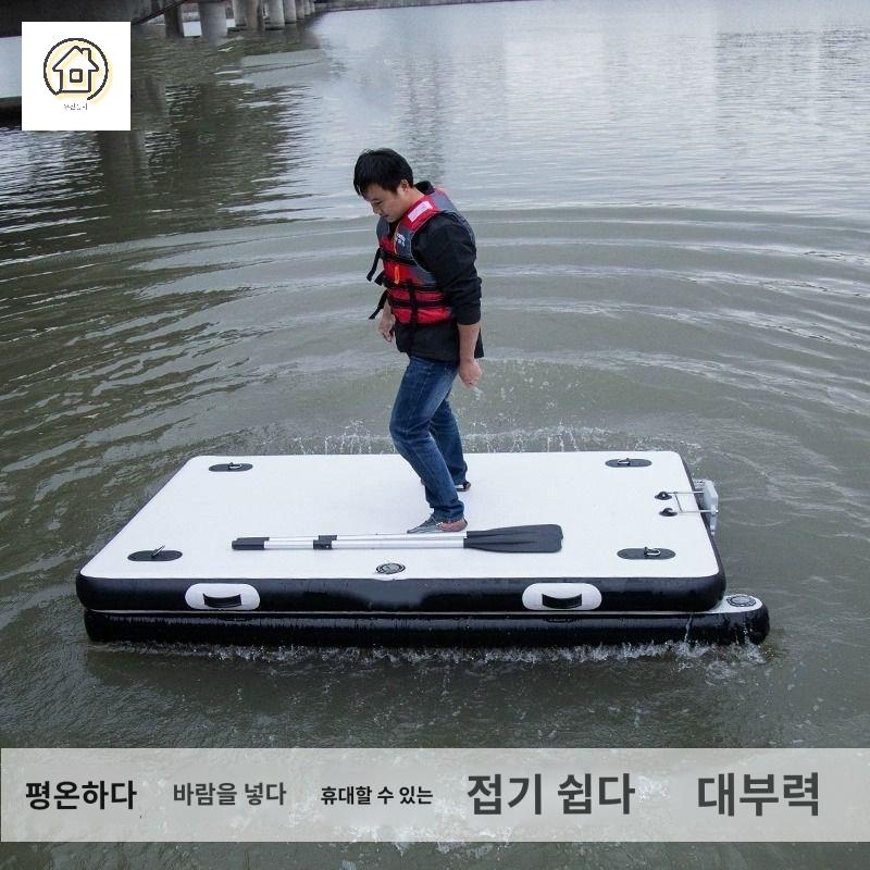 중층 배스 낚시 휴대용 고무 민물 좌대 발판 - 상세 이미지 4
