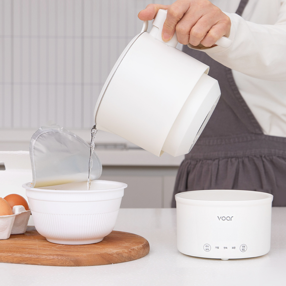 보아르 이지 전기포트 C 휴대용 분유포트 접이식 여행용 커피 햇반 올스텐