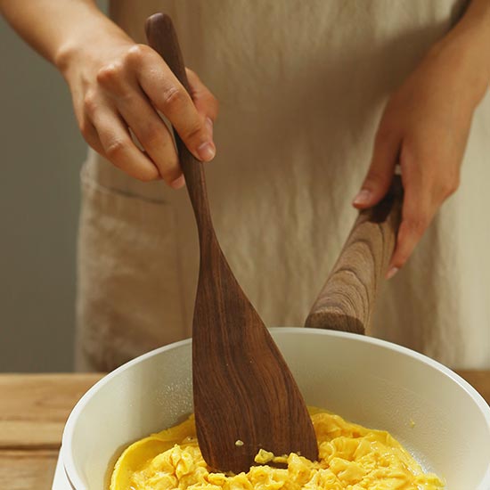 에라토 월넛 우드 나무 조리도구 부침개 전 생선 뒤집게 (M) - 상세 이미지 2