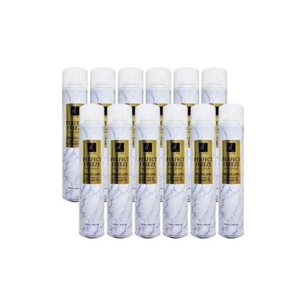 엘지 엘라스틴 퍼펙트 프리즈 헤어스프레이 플로럴향 300mL x 12개 : 에이티씨코리아샵