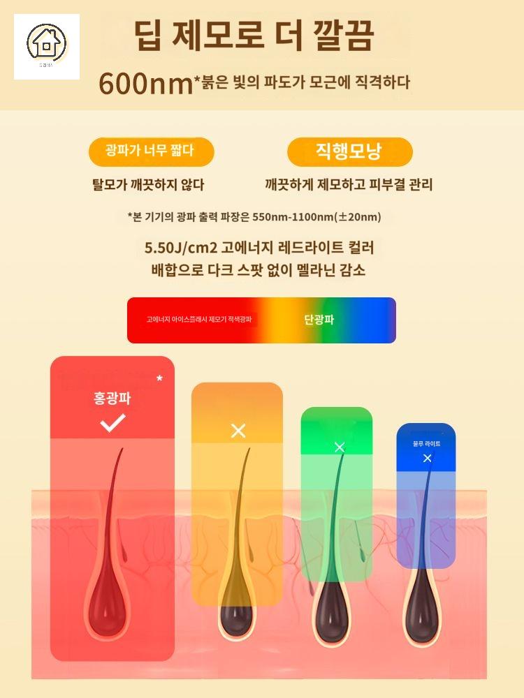 비키니 제모기 광 제모 바디 - 상세 이미지 3