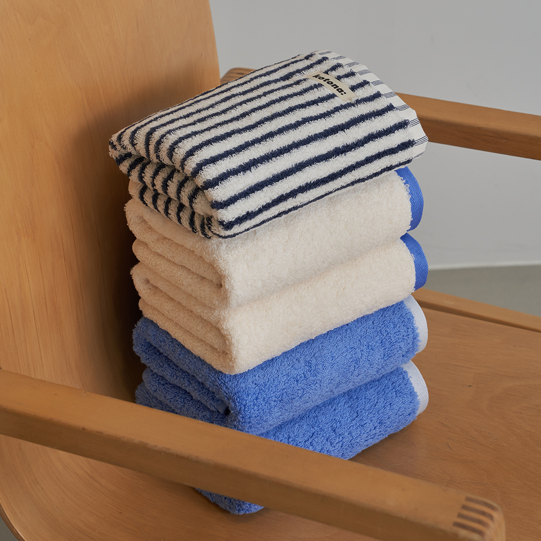 코토나 홈바디 타월 세트 선물포장 집들이 선물 200g, 코지블루, 5장