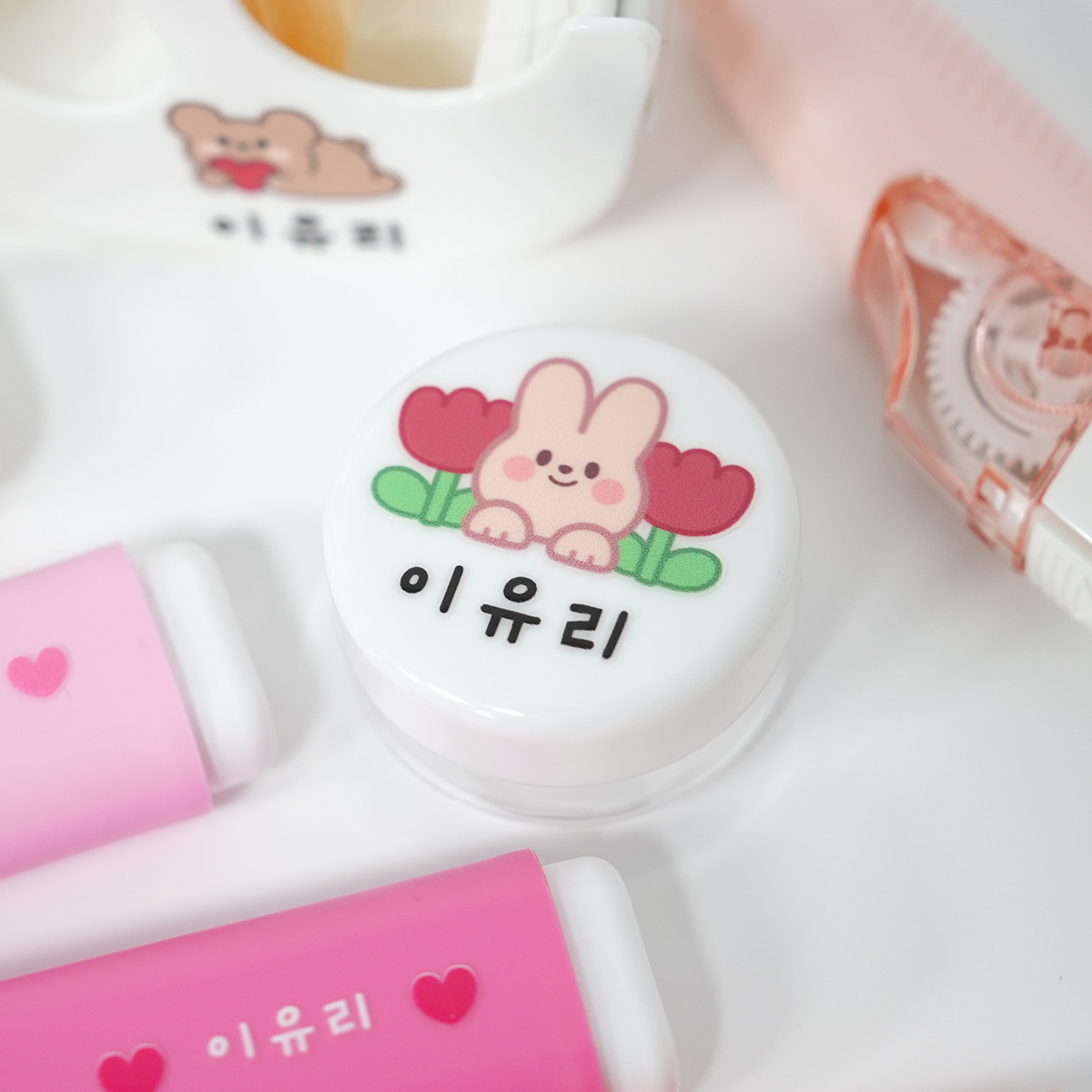 라인 네임스티커 배경 없는 이름 어린이집 엠보 LINE 01 이미지 3