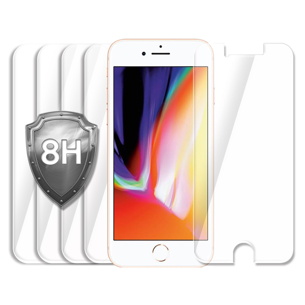 깨지지 않는 방탄 필름 아이폰8 플러스, 5매입