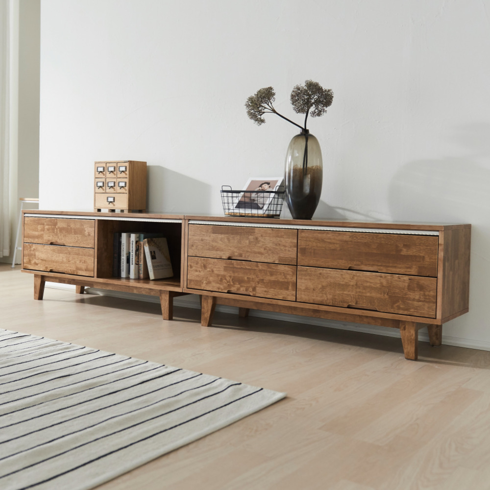 조지아 북유럽원목거실장 1200 비디오