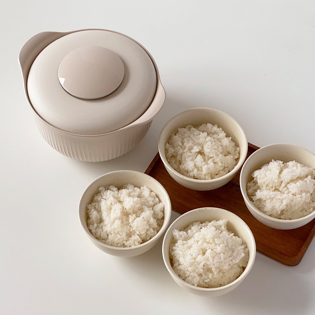 플루딕 저당밥솥+시리얼볼 2P 세트