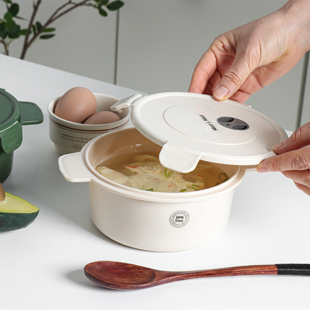 맥스앤맥스 전자레인지 라면용기 1.2L 4P 2종 - 상세 이미지 2
