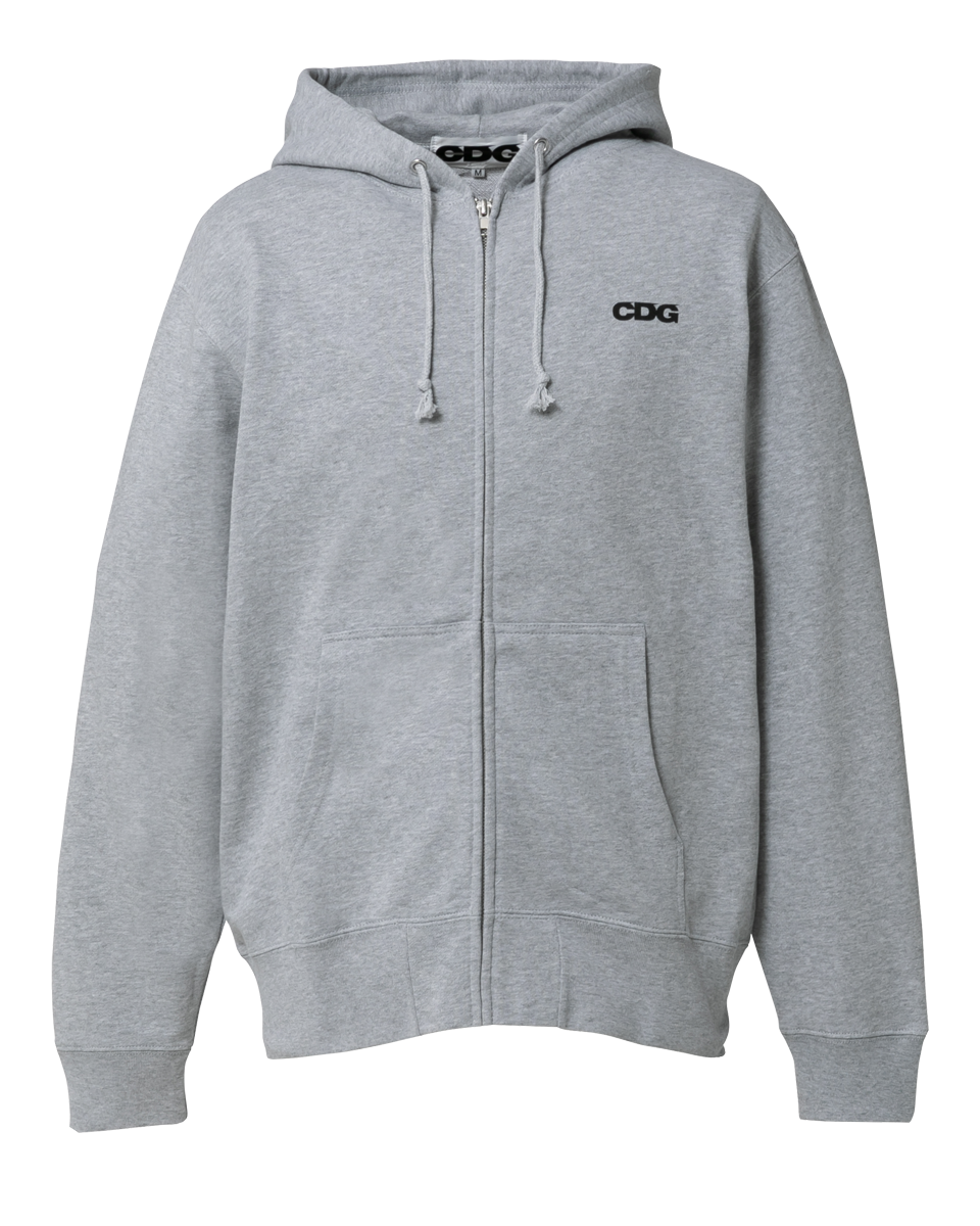꼼데가르송 CDG 후드집업 FULL ZIP HOODED SWEATSHIRT SZ-T069 - 상세 이미지 3