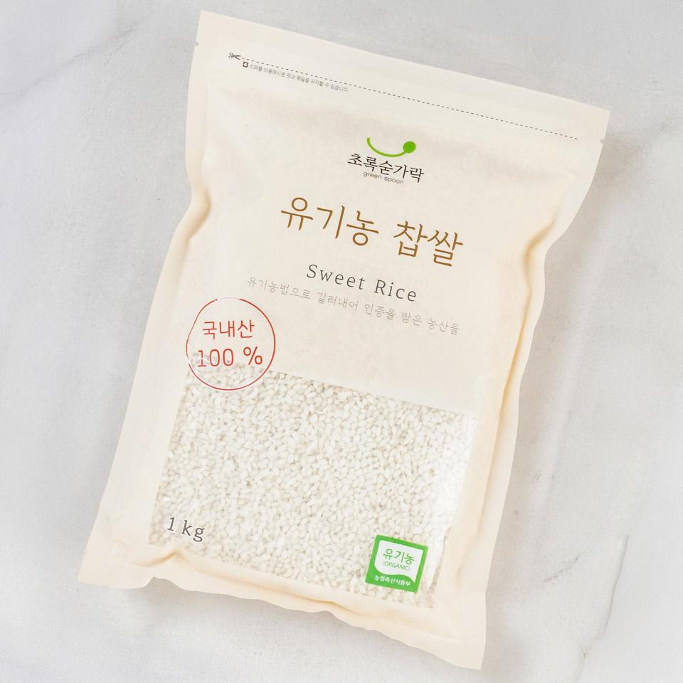 메가마트 유기농 찹쌀 1kg - 상세 이미지 2