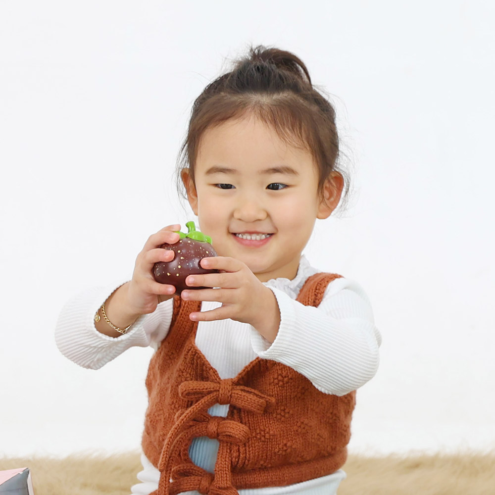 [캐스비] 말랑말랑한음식모형 과일20p 과일 야채가게 소프트음식 소꿉놀이 시장놀이 주방놀이 - 상세 이미지 3