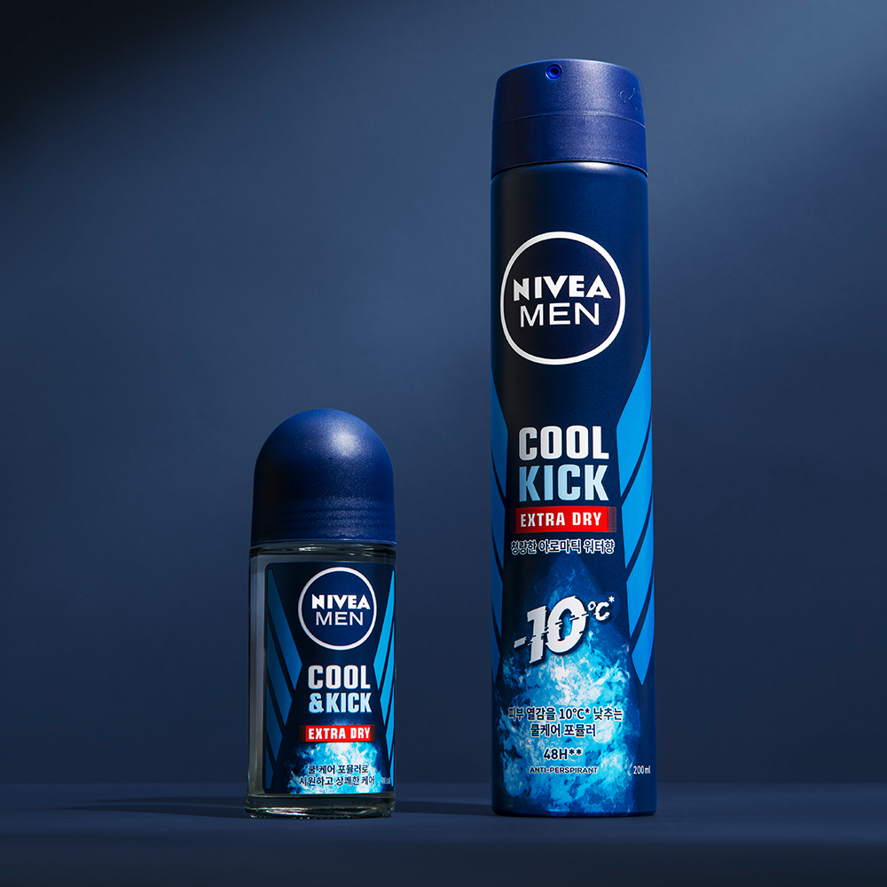 니베아 맨 데오드란트 스프레이 쿨 킥 200ml 이미지 3