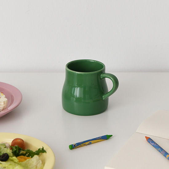 에라토 르네 라떼 머그컵 1p 손잡이 카페 머그 3color