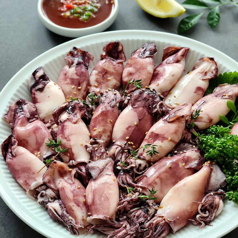 한치 한치통찜 한치제철 총알 생물 500g 7-13미 - 상품 이미지