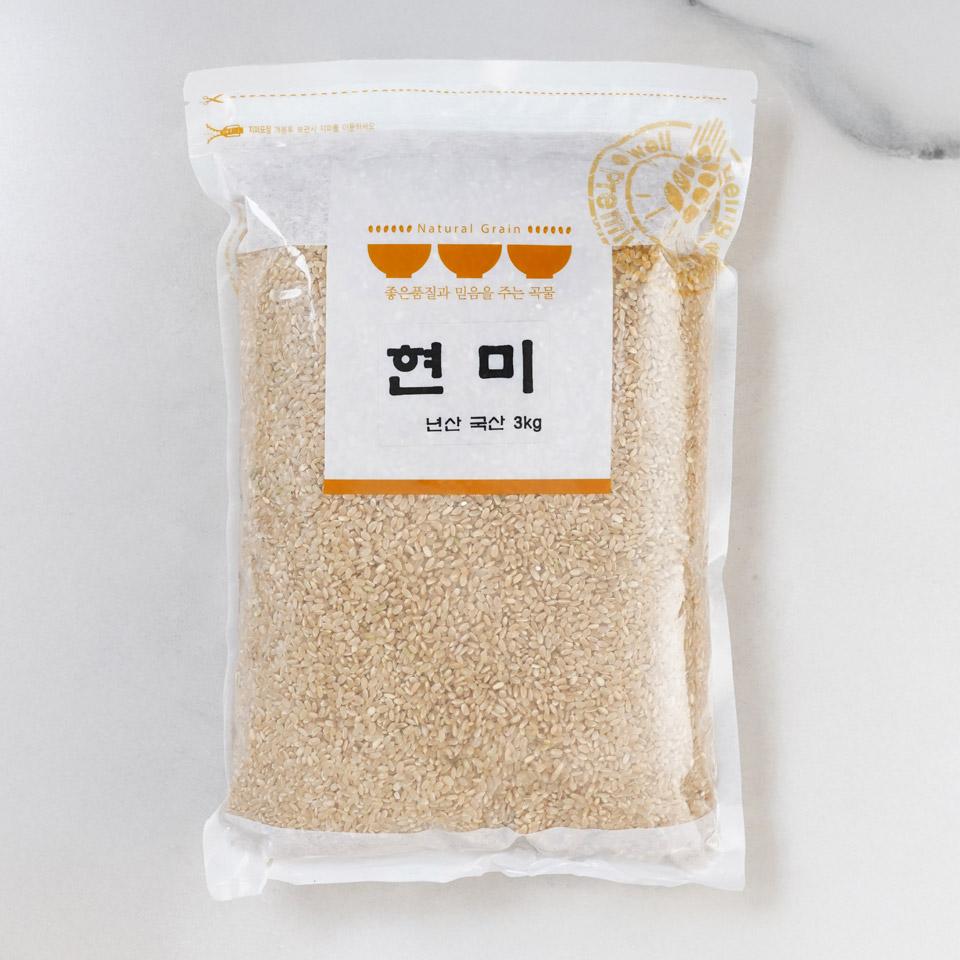 메가마트 현미 3KG