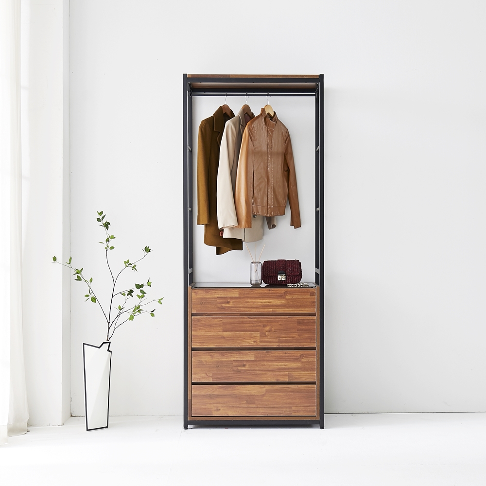 메시에 시스템행거 드레스룸행거 ㄱ자 모듈 악세사리장 306 - 상품 이미지