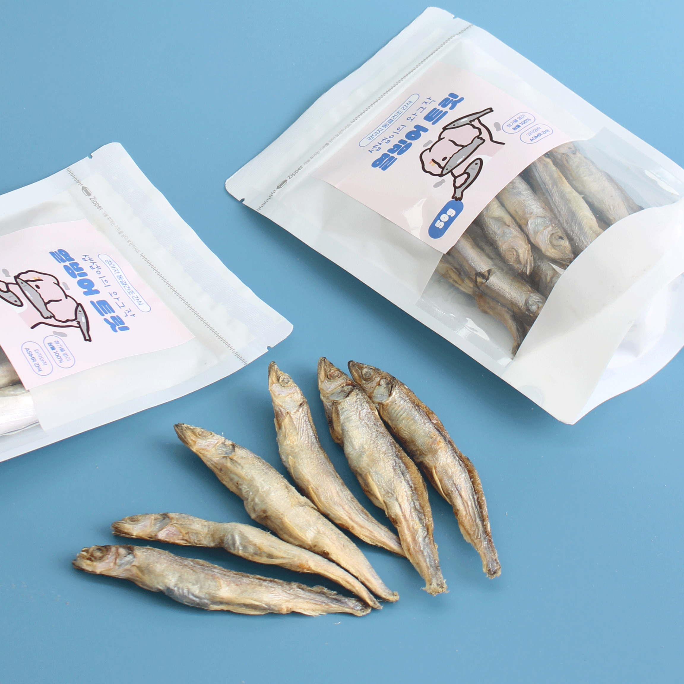 페네핏 강아지 동결건조 트릿 훈련 칭찬 저칼로리 간식 열빙어, 50g, 1개 - 상세 이미지 4
