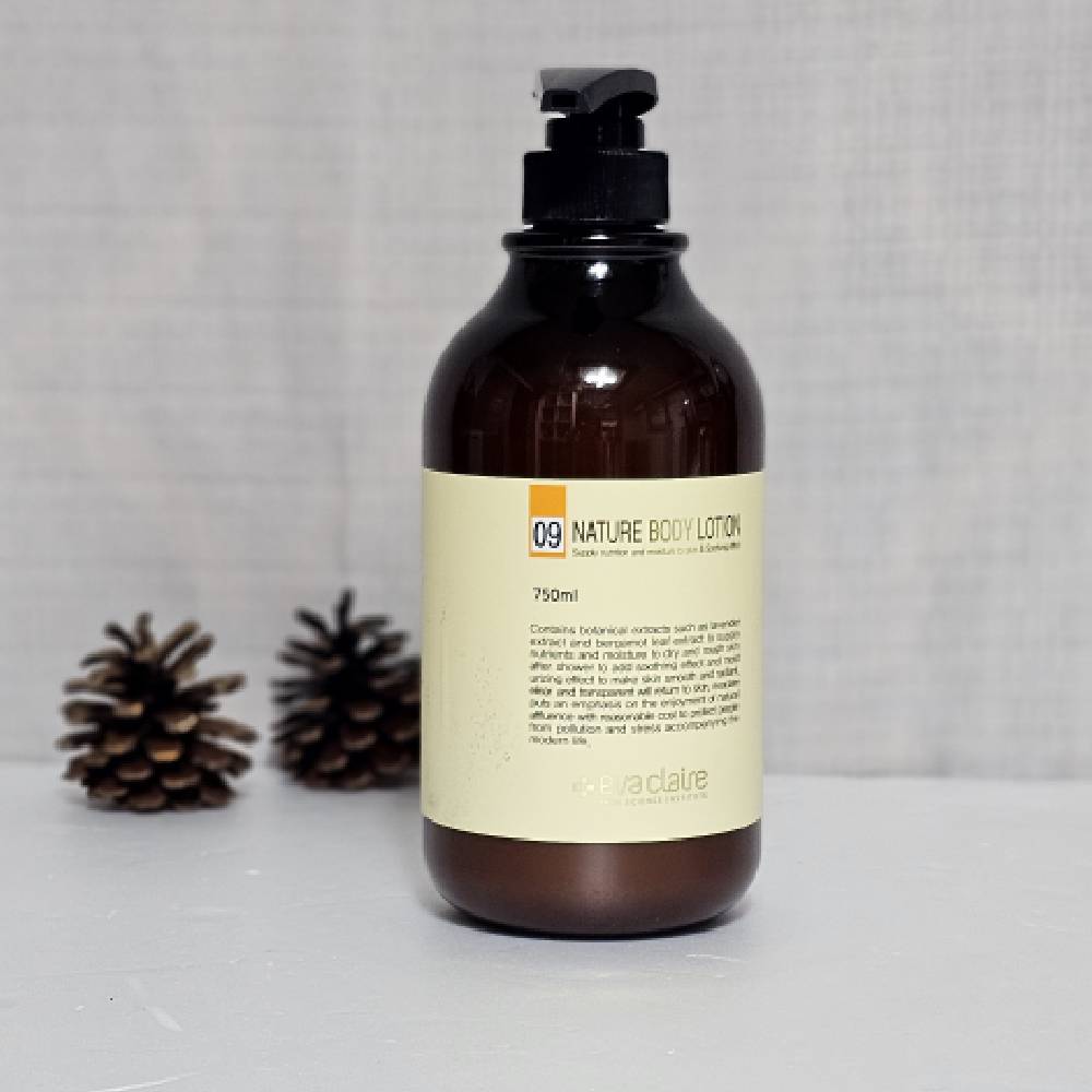 에바끌레르 식물성추출물 09 내추럴 바이오 미네랄 바디로션 750ml - 상세 이미지 4