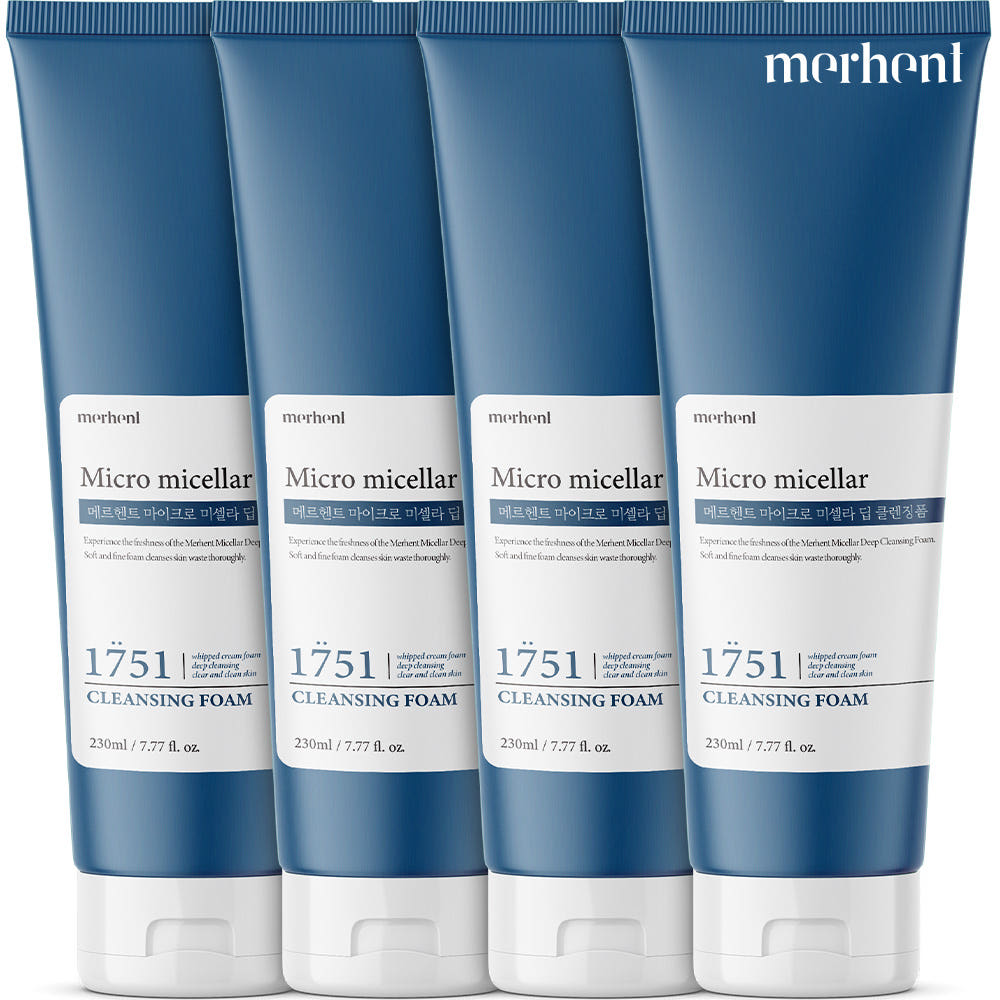 메르헨트 메르헨트 미셀라 폼클렌징 230ml 4개