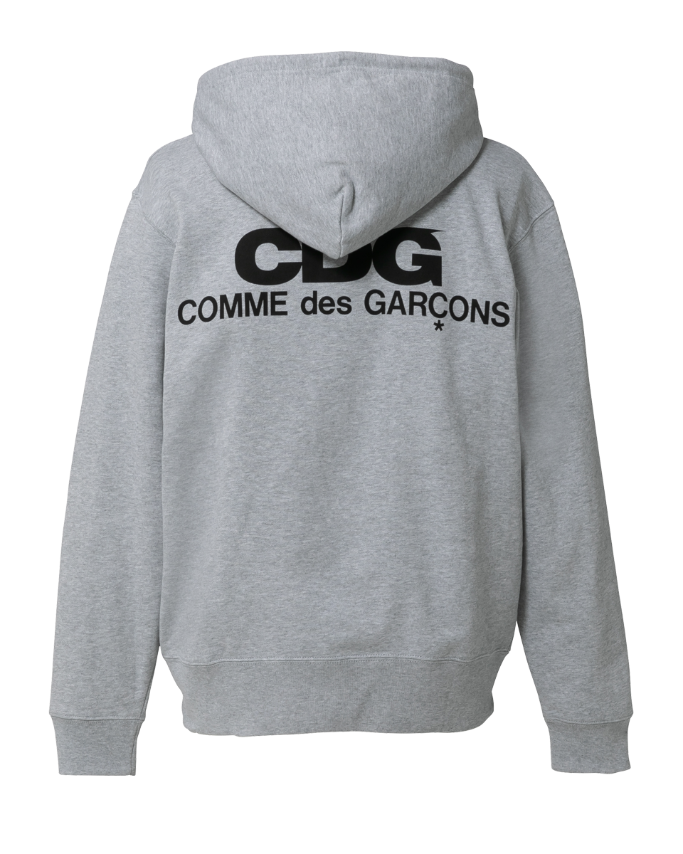 꼼데가르송 CDG 후드집업 FULL ZIP HOODED SWEATSHIRT SZ-T069 - 상세 이미지 4
