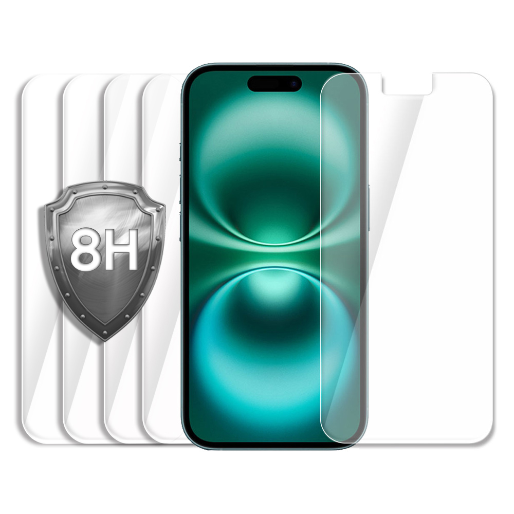깨지지 않는 방탄 필름 아이폰16 플러스, 5매입 - 상품 이미지