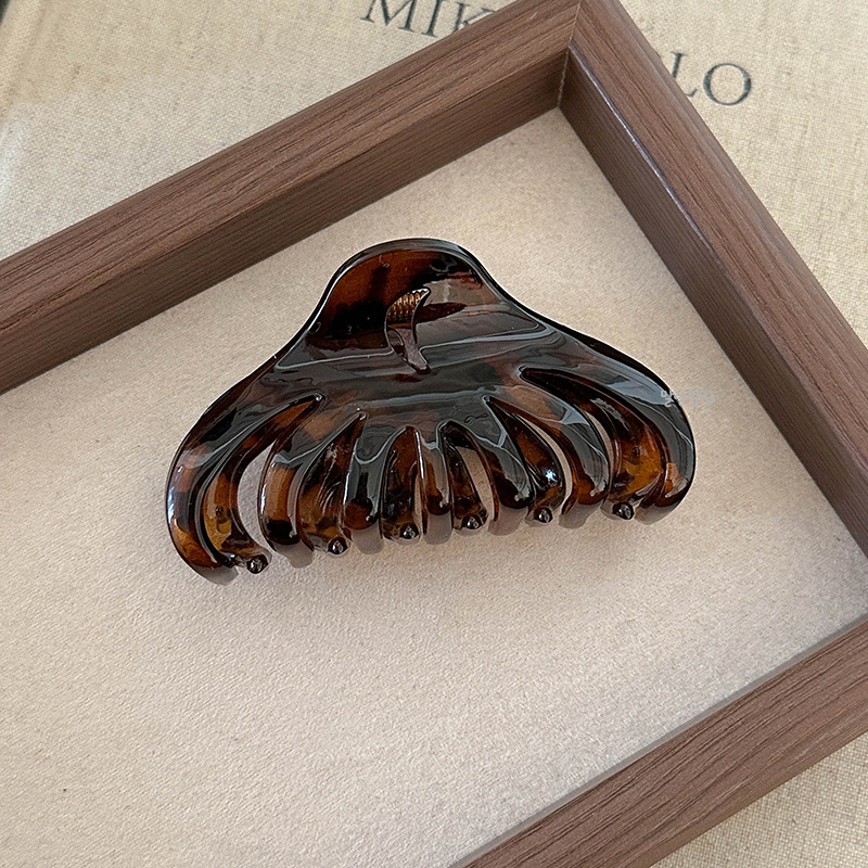 편안한 올림머리집게핀 유광 반투명 올림머리삔 - 상세 이미지 2