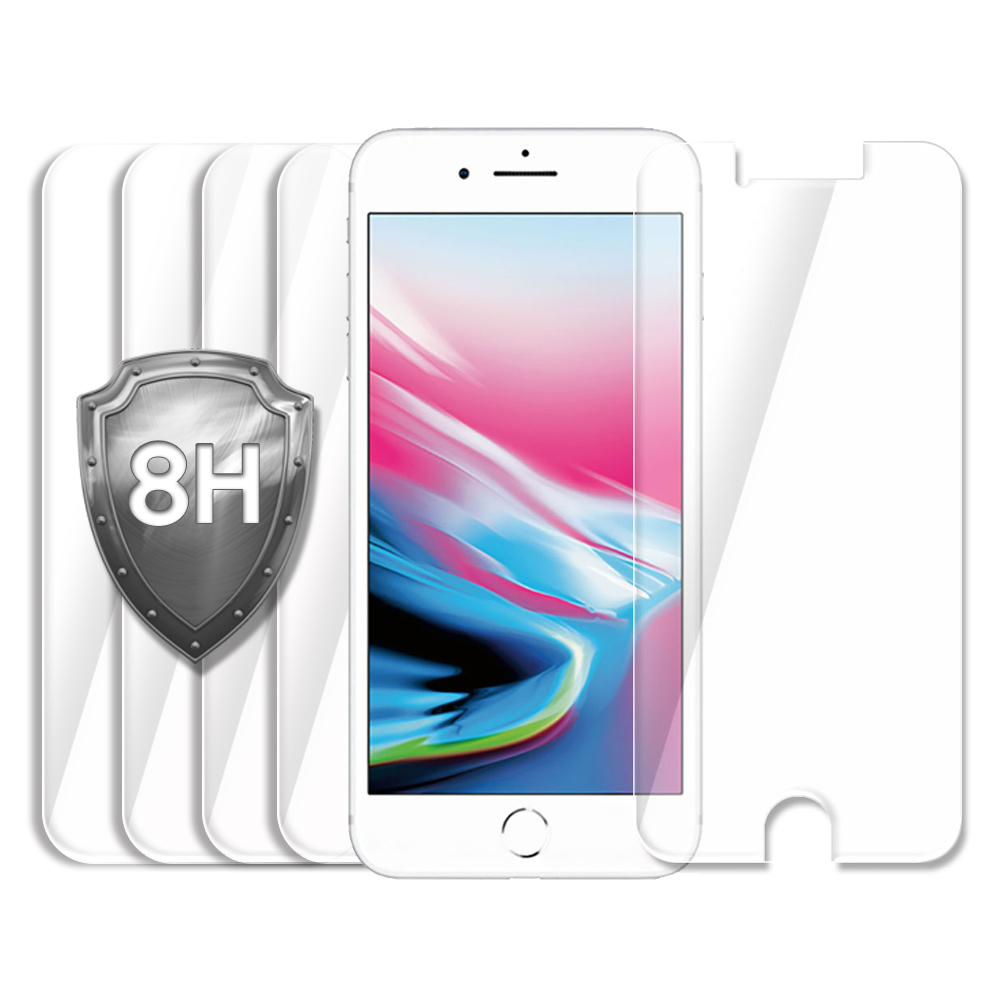 깨지지 않는 방탄 필름 아이폰8, 5매입