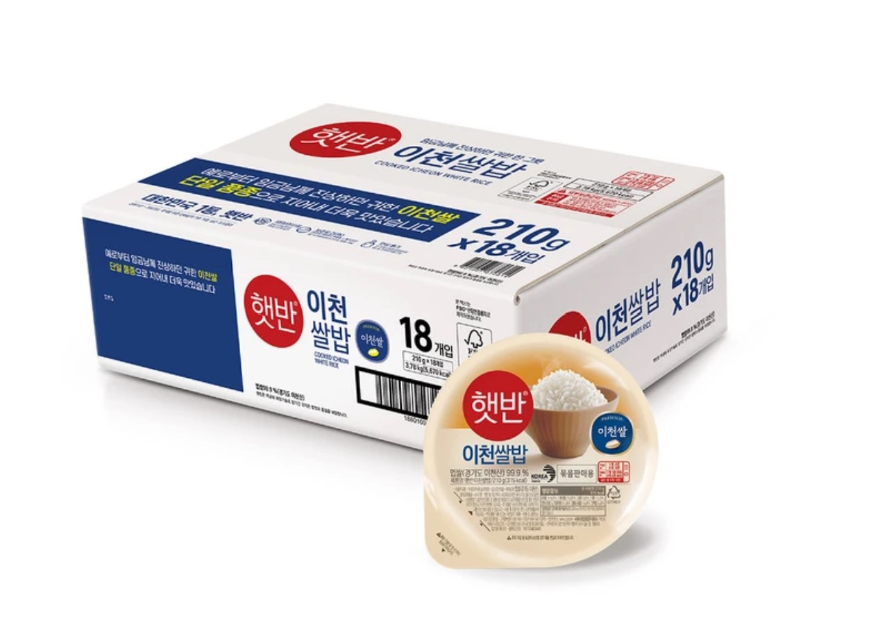 햇반 이천쌀밥 자취생 즉석밥 210g x 18개 코스트코