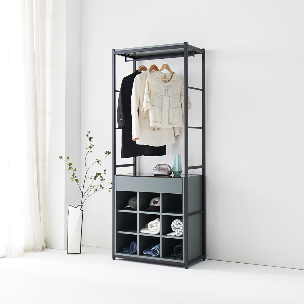 메시에 시스템행거 드레스룸행거 ㄱ자 모듈 악세사리장 307 - 상세 이미지 5