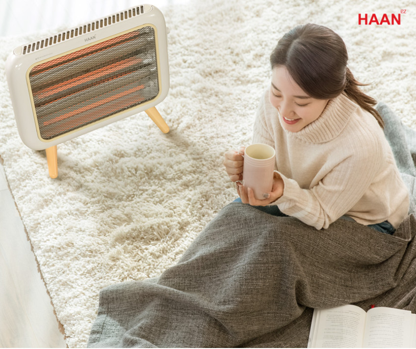 한경희 전기히터 가정용 사무실 원룸 전기 난로 히터 스토브 온열 난방기 RT100 판매처 상세 정보 이미지 1