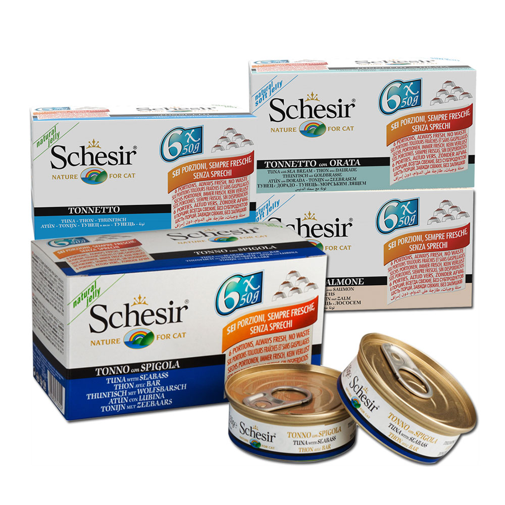 쉐지애 젤리캔 50g x 6개 참치&도미 고양이간식 이미지 2