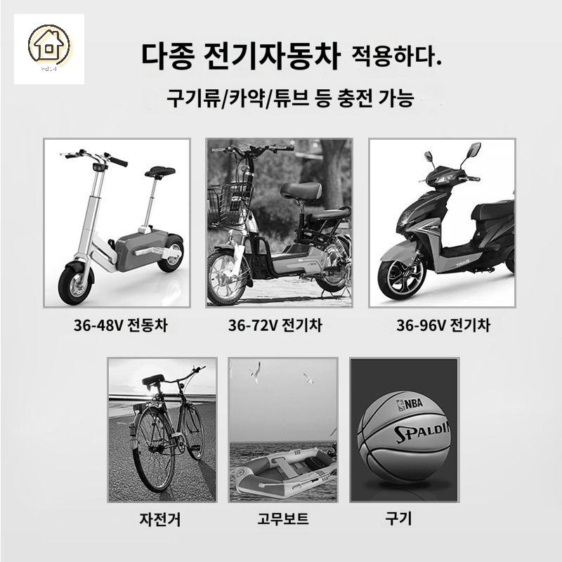 에어펌프  자동차 공기주입기 타이어 휴대용 - 상세 이미지 5
