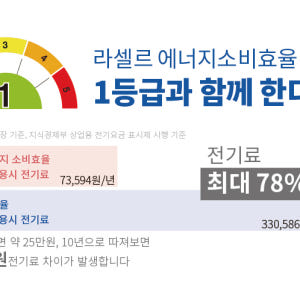 1등급 냉장고 소상공인지원 라셀르 45박스 냉장냉동 간냉식 성에안끼는 A... 개봉기 | 실사용 후기 - 상품 이미지 4