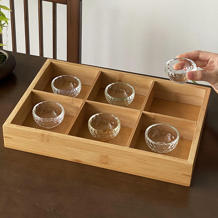 더큰솔 햇살 찻잔 보이차 공부차 쾌객배 다도 감성 유리잔 인생 술장 30ml