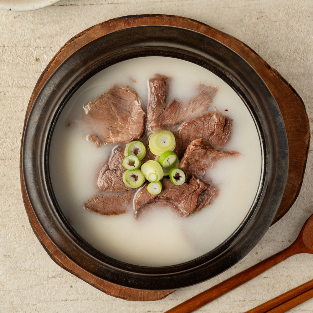 프리미엄 1++ 투뿔 한우 소 고기 곰탕 550g 사골 국 국밥 - 상세 이미지 3