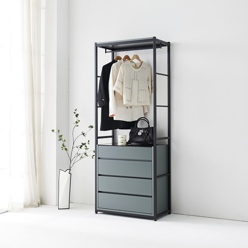 메시에 시스템행거 드레스룸행거 ㄱ자 모듈 악세사리장 306 - 상세 이미지 5