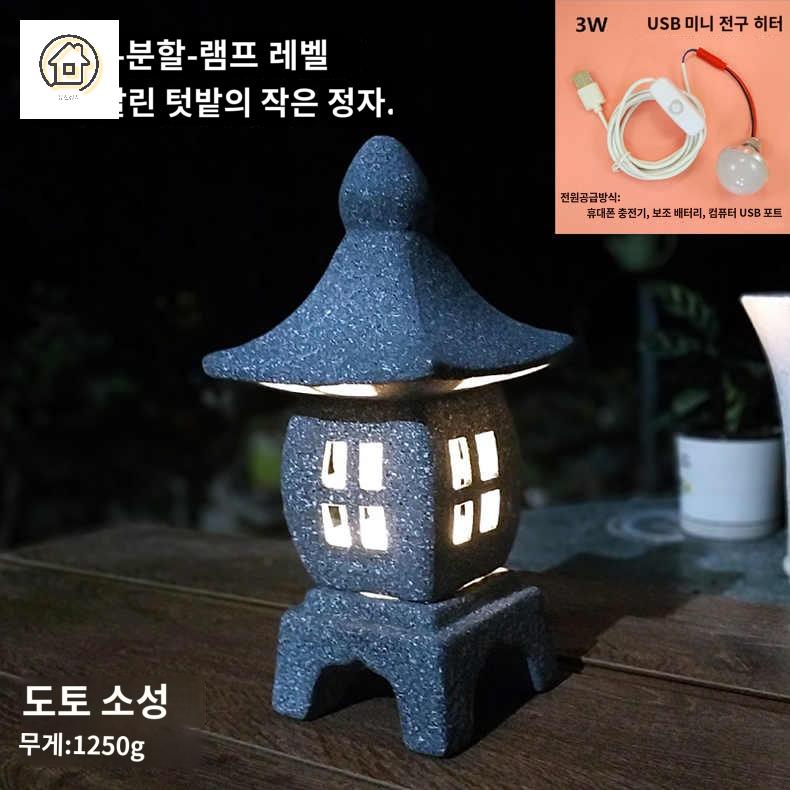 소품 정원 꾸미기 조경 석등 석탑 마당 테라스 화단 - 상세 이미지 4