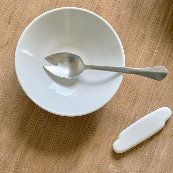 에라토 구름 국산 화이트 도자기 원형 찬기 반찬그릇 14cm