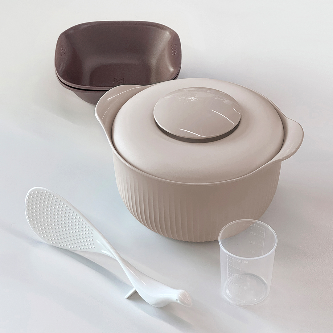 플루딕 저당밥솥+시리얼볼 2P 세트