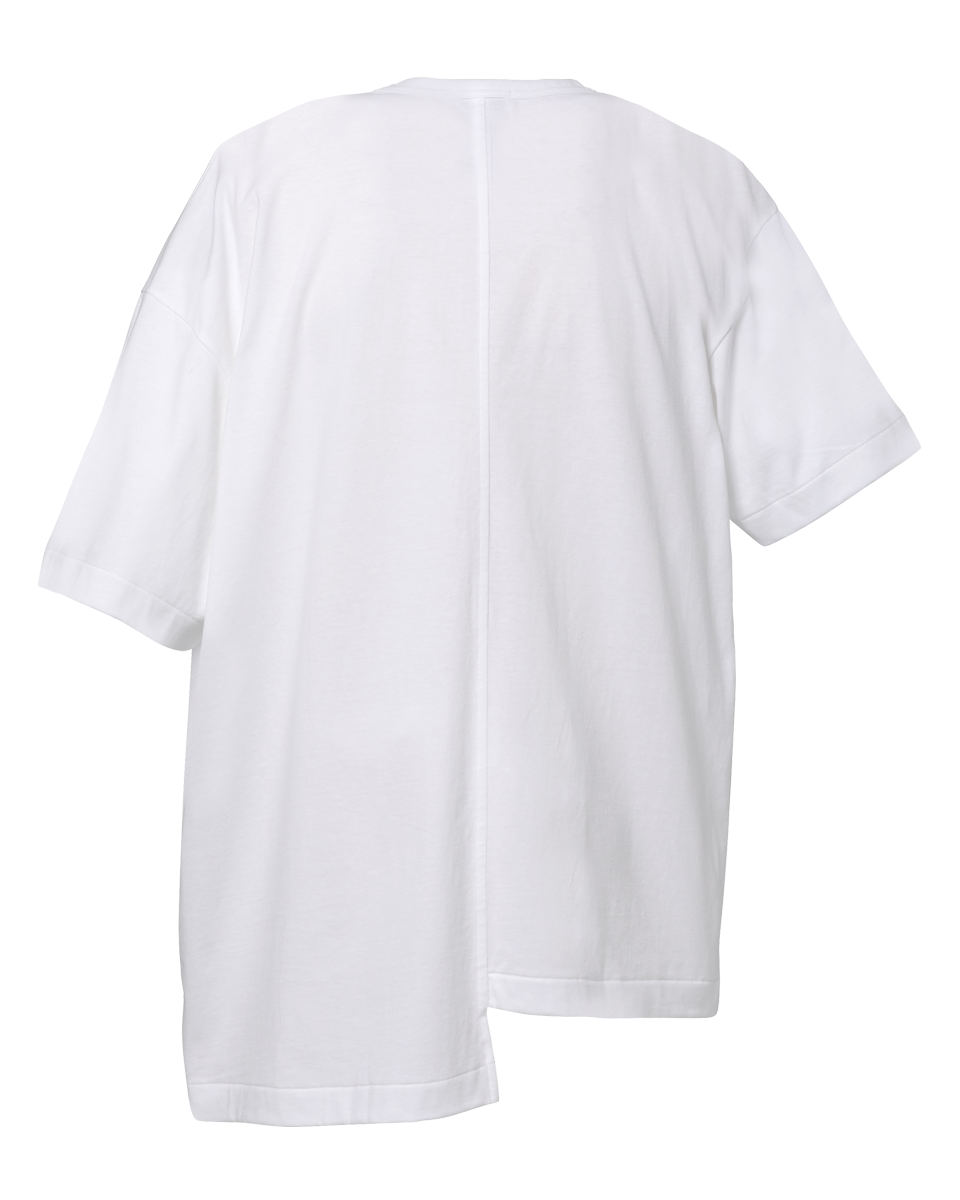 꼼데가르송 CDG 반팔티 ASYMMETRIC SPLIT T-SHIRT SZ-T076 - 상세 이미지 4