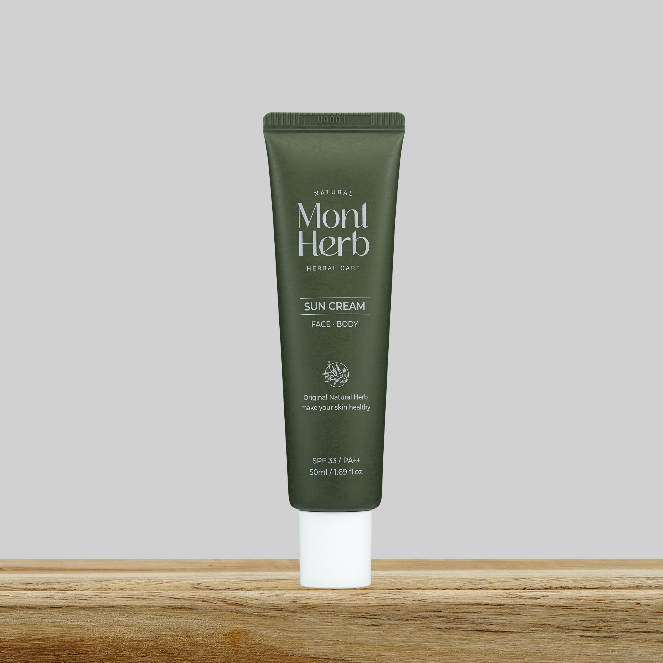 몽뜨허브 허브케어 선크림 50ml / 무기자차 성분, 순하고 트러블 없는 선크림