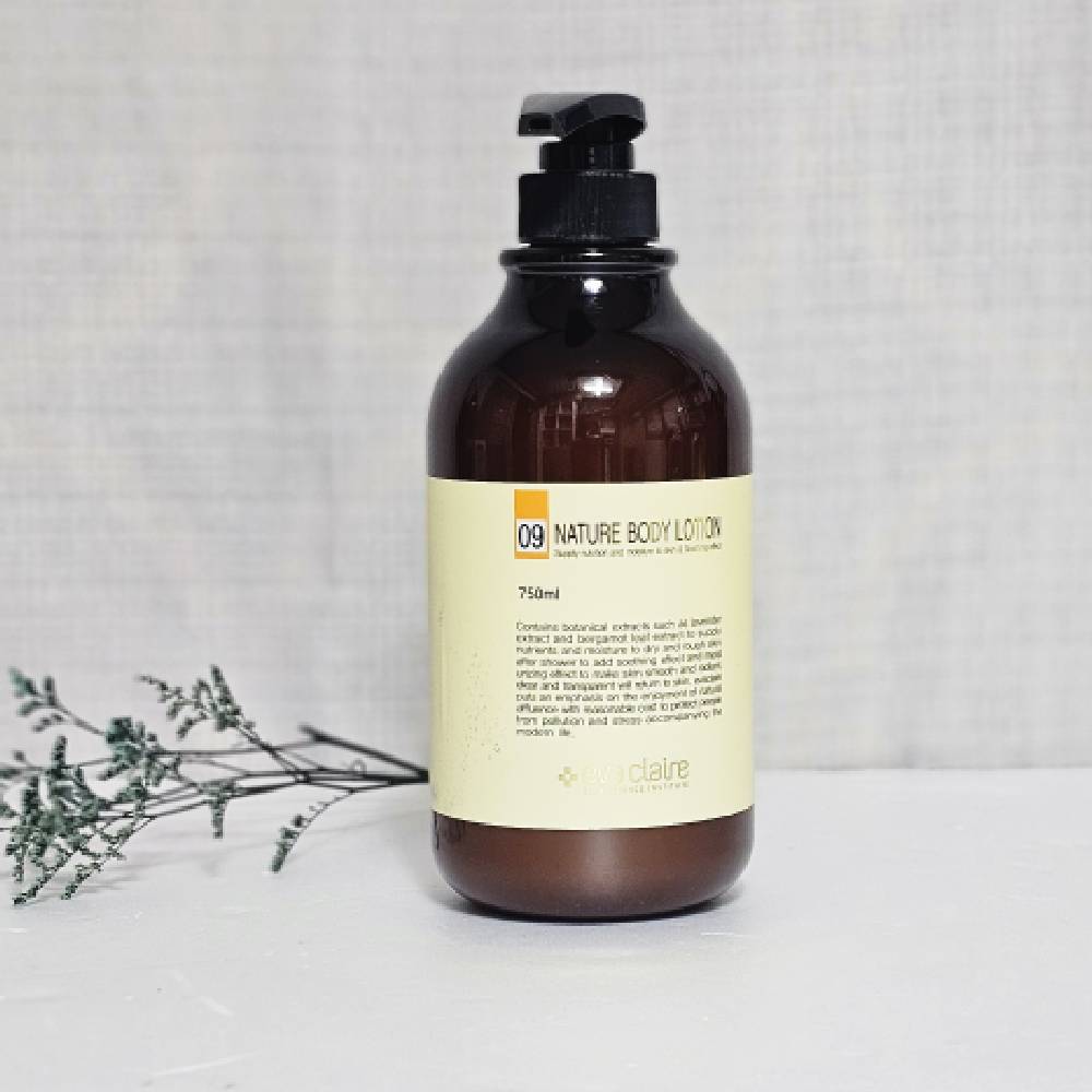 에바끌레르 식물성추출물 09 내추럴 바이오 미네랄 바디로션 750ml - 상세 이미지 5