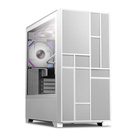 마이크로닉스 WIZMAX ML-360 WIDE BTF 컴퓨터 PC 케이스 (화이트)