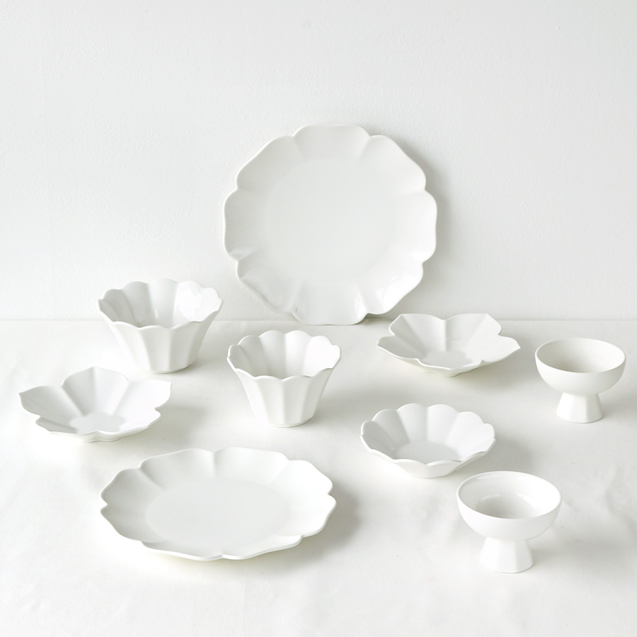 에라토 모이 2인 9P 플라워 도자기신혼 그릇세트